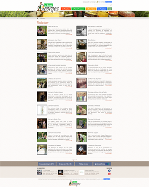 Le Terroir de Georges - Thème et module vente éphémère sur mesure